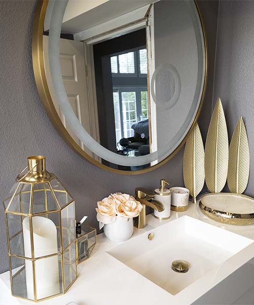 La Habra Heights bathroom vanity detail